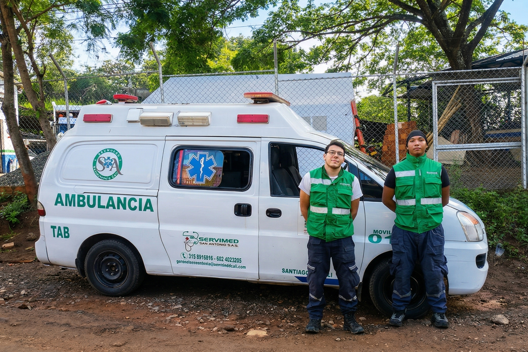 consulta médica domiciliaria en Cali ambulancia
